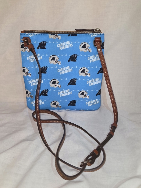 Dooney & Bourke Carolina Panthers Blue Crossbody Bag - Picture 4 of 11